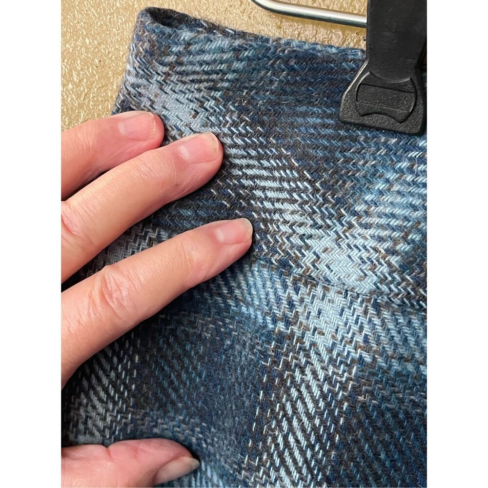 Talbots size 12P plaid wool blend lined skirt. - Picture 5 of 6